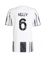 Moške Nogometnih dresov Juventus Lloyd Kelly #6 Domači 2025-26 Kratki rokavi Moške Nogometnih dresov Juventus Lloyd Kelly #6 Domači 2025-26 Kratki rokavi